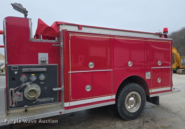 image for item DX1592 1984 Spartan pumper fire truck