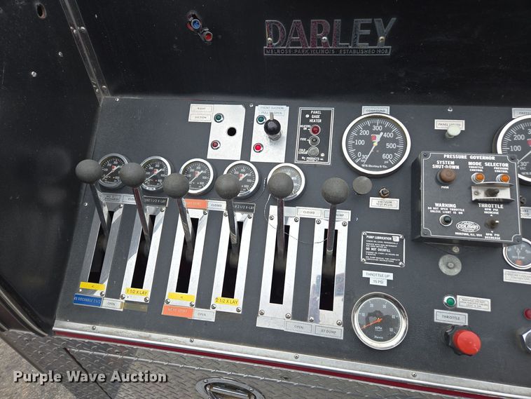 image for item DX1592 1984 Spartan pumper fire truck