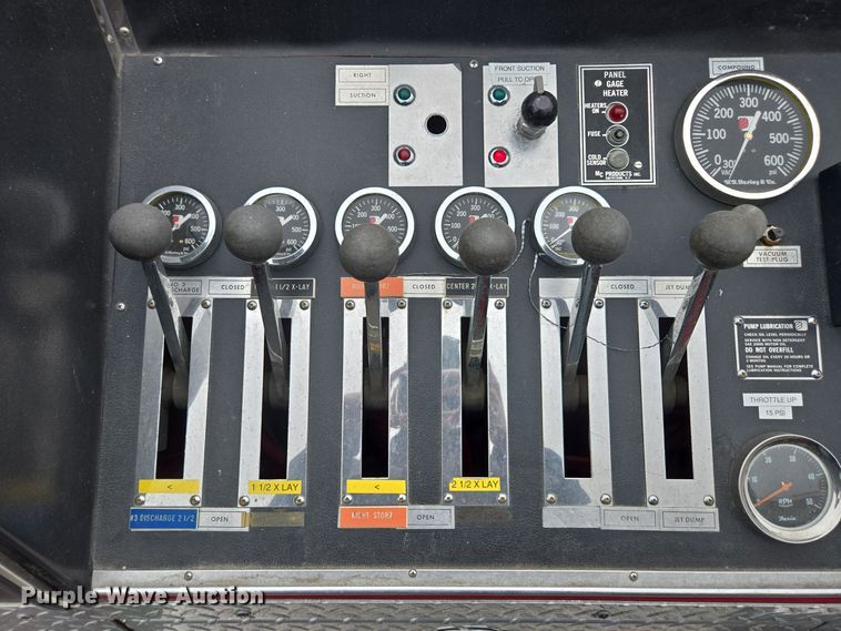 image for item DX1592 1984 Spartan pumper fire truck