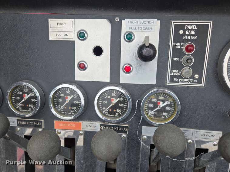 image for item DX1592 1984 Spartan pumper fire truck