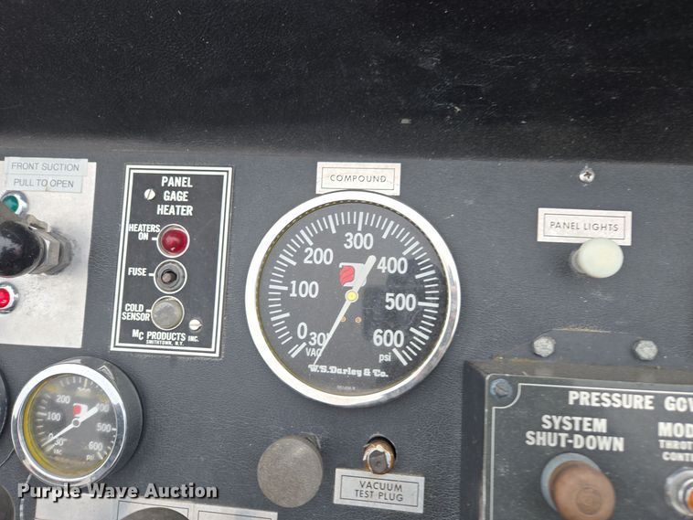 image for item DX1592 1984 Spartan pumper fire truck