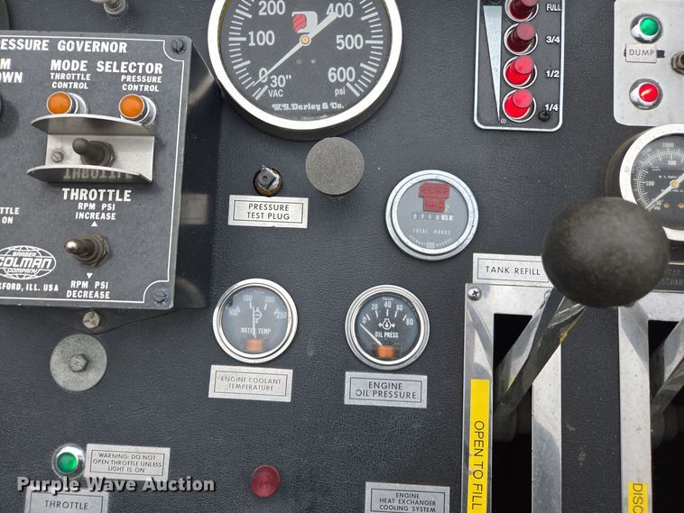 image for item DX1592 1984 Spartan pumper fire truck