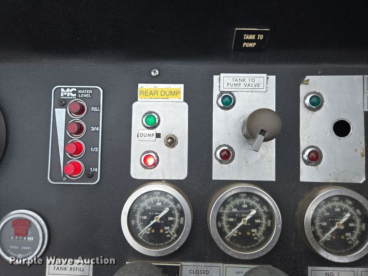 image for item DX1592 1984 Spartan pumper fire truck