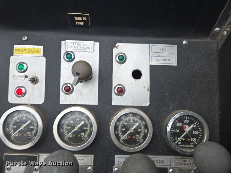 image for item DX1592 1984 Spartan pumper fire truck