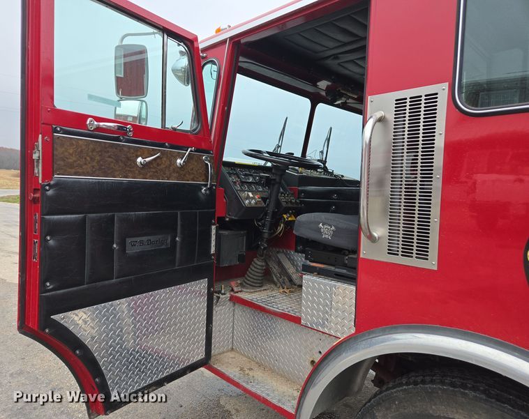 image for item DX1592 1984 Spartan pumper fire truck