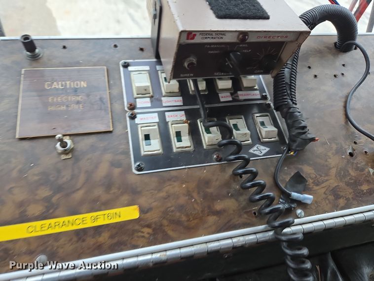 image for item DX1592 1984 Spartan pumper fire truck