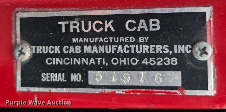 image for item DX1592 1984 Spartan pumper fire truck