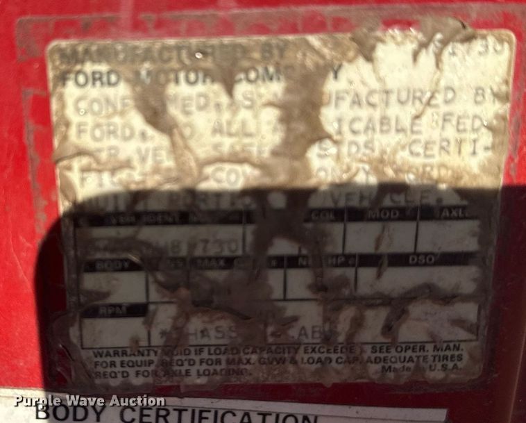 image for item DX3833 1970 Ford C700 grain truck