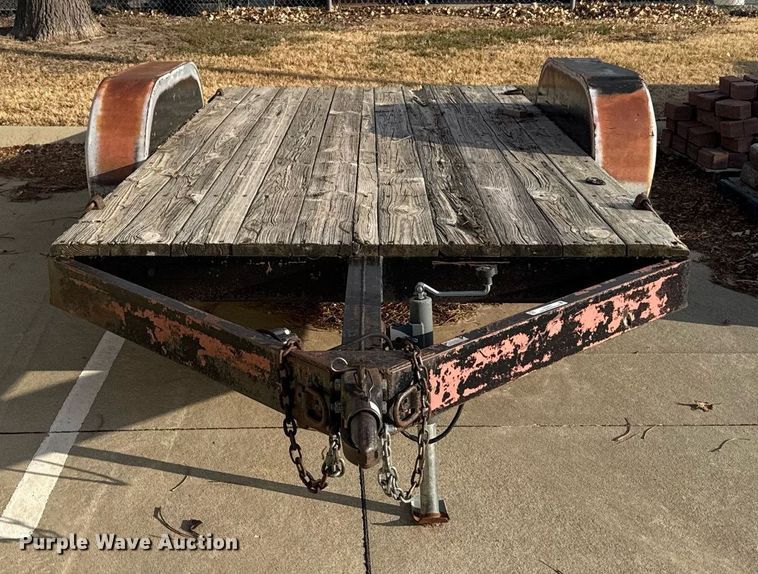 image for item DX3876 2001 Shop built utility trailer