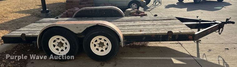 image for item DX3876 2001 Shop built utility trailer