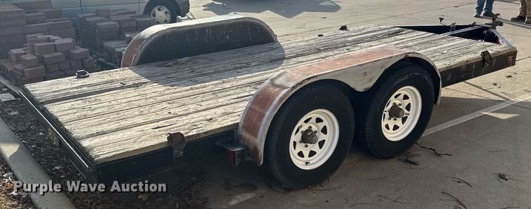 image for item DX3876 2001 Shop built utility trailer