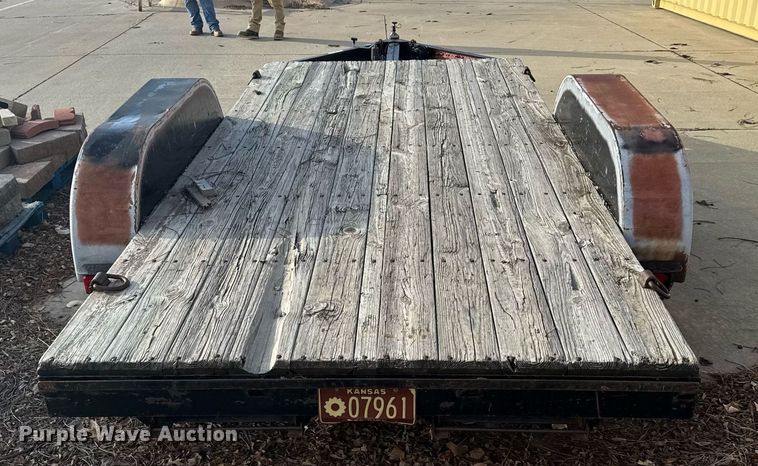 image for item DX3876 2001 Shop built utility trailer