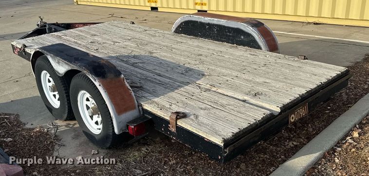 image for item DX3876 2001 Shop built utility trailer