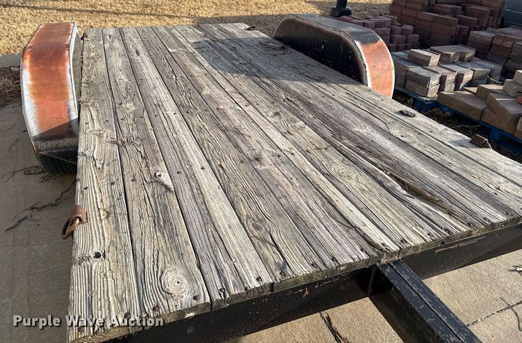 image for item DX3876 2001 Shop built utility trailer