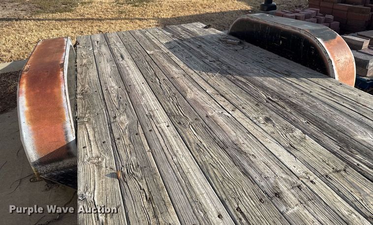 image for item DX3876 2001 Shop built utility trailer