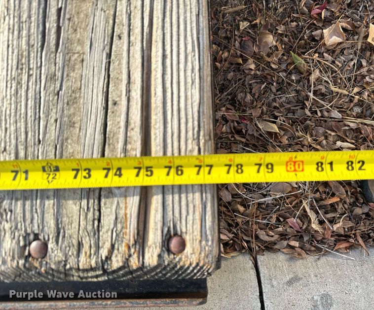 image for item DX3876 2001 Shop built utility trailer