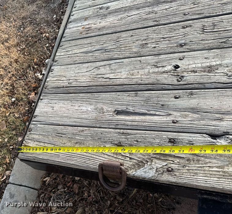 image for item DX3876 2001 Shop built utility trailer