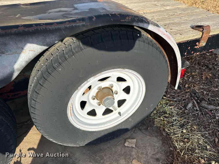 image for item DX3876 2001 Shop built utility trailer