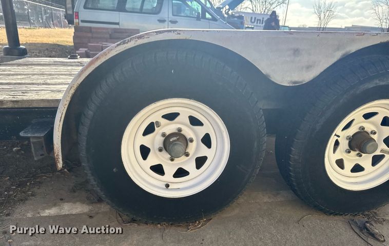 image for item DX3876 2001 Shop built utility trailer