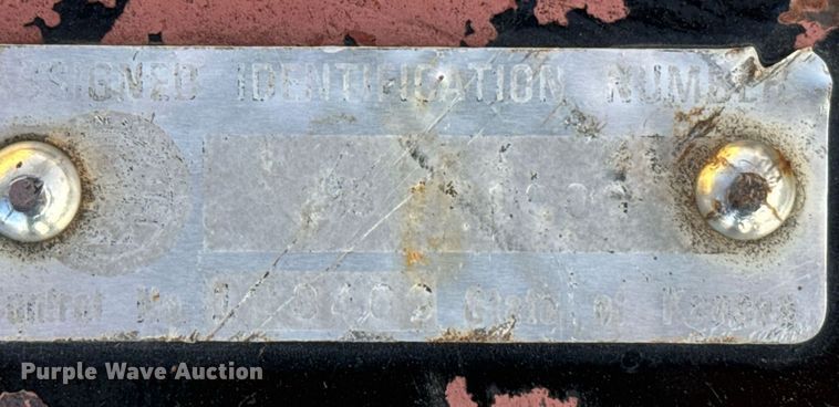 image for item DX3876 2001 Shop built utility trailer