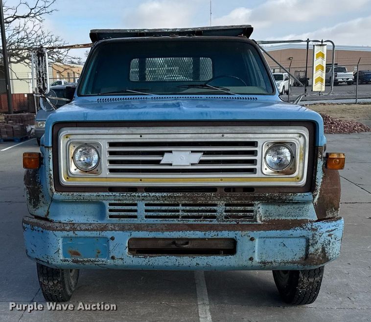 image for item DX3879 1975 Chevrolet C50 dump truck