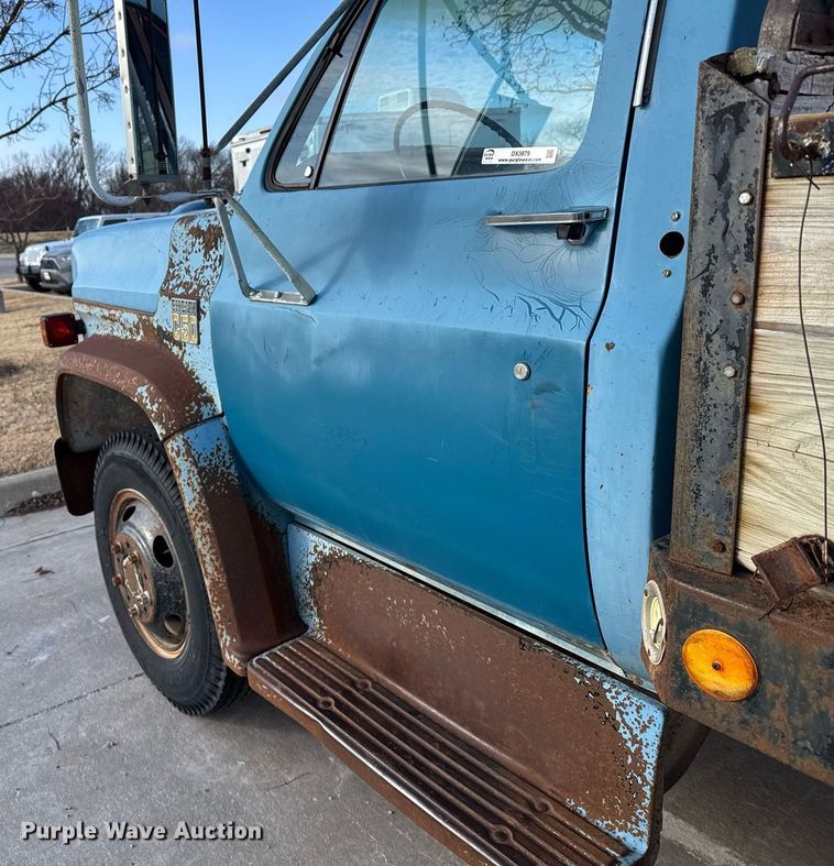 image for item DX3879 1975 Chevrolet C50 dump truck