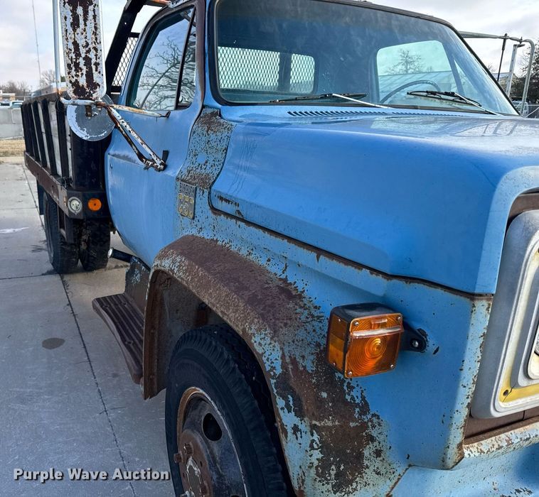 image for item DX3879 1975 Chevrolet C50 dump truck