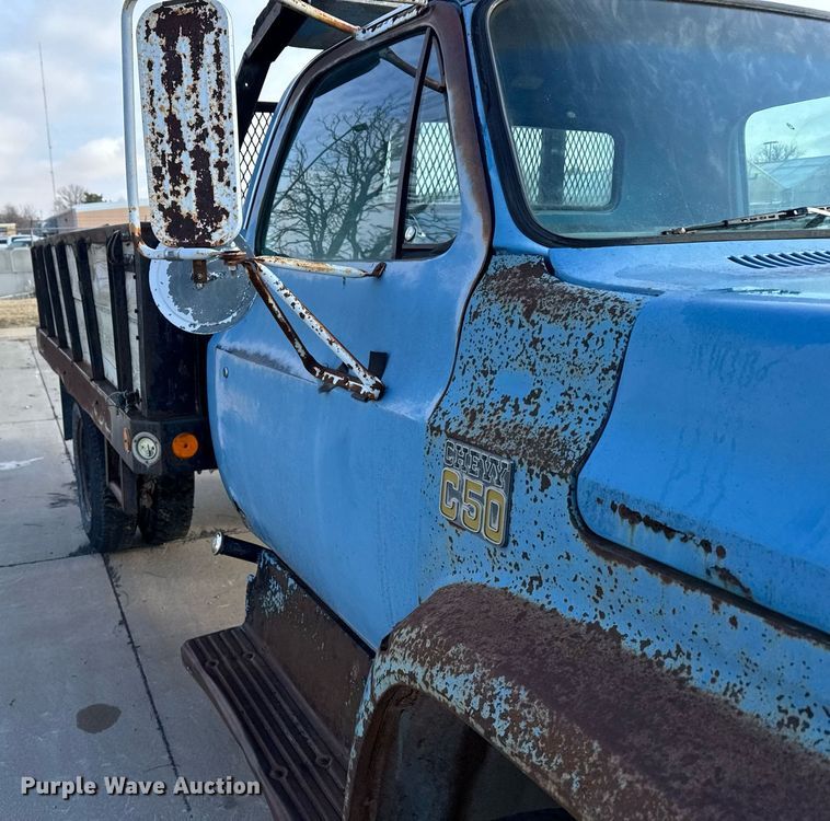 image for item DX3879 1975 Chevrolet C50 dump truck