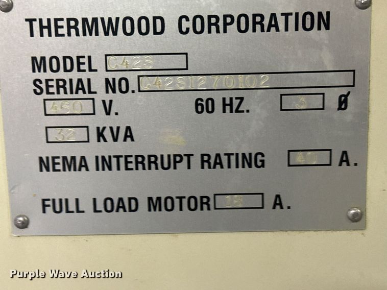 image for item DX3890 Thermwood C42S CNC router