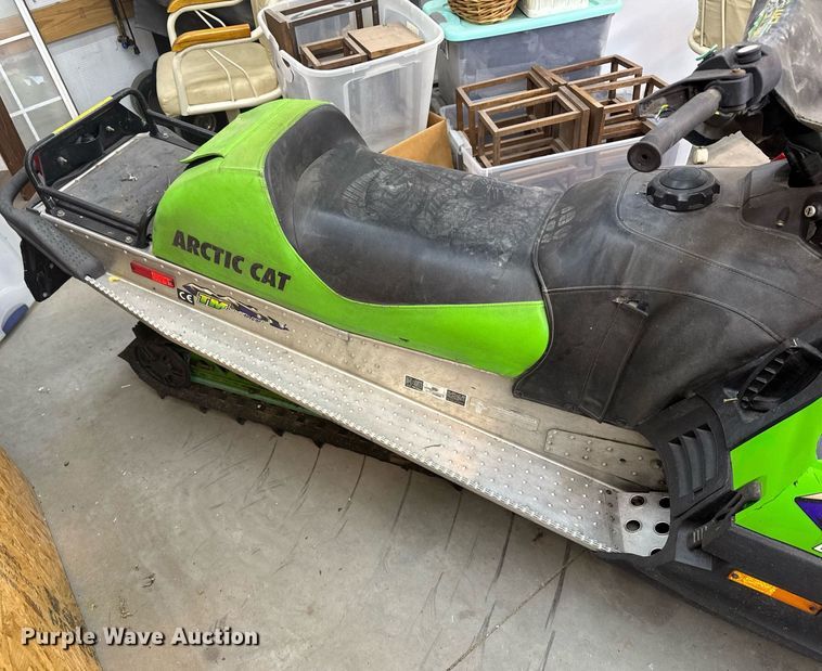 image for item DX3891 (2) Arctic Cat Mountain Cat snowmobiles