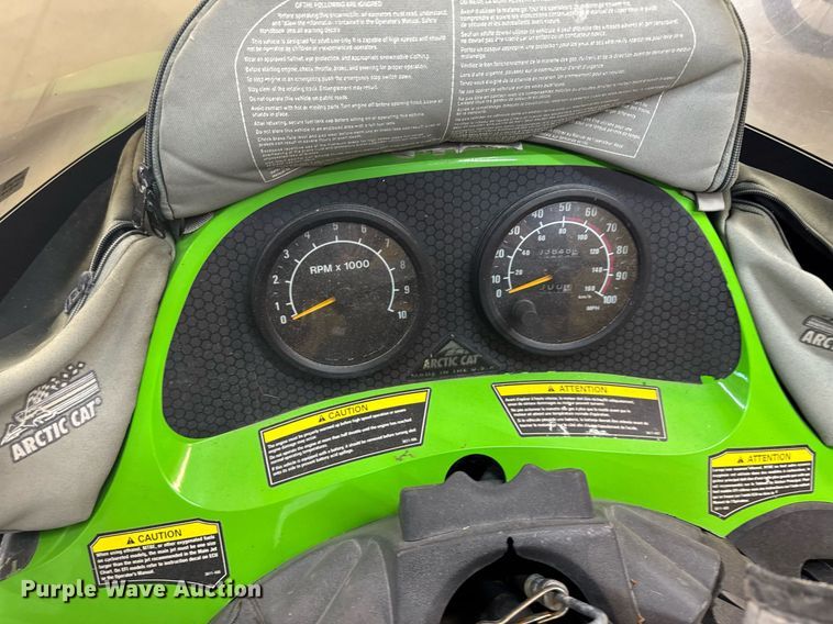 image for item DX3891 (2) Arctic Cat Mountain Cat snowmobiles