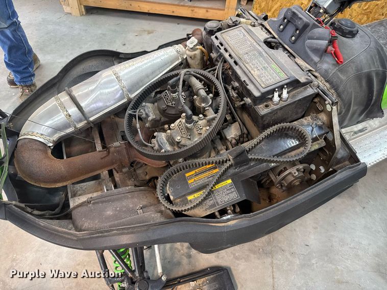 image for item DX3891 (2) Arctic Cat Mountain Cat snowmobiles