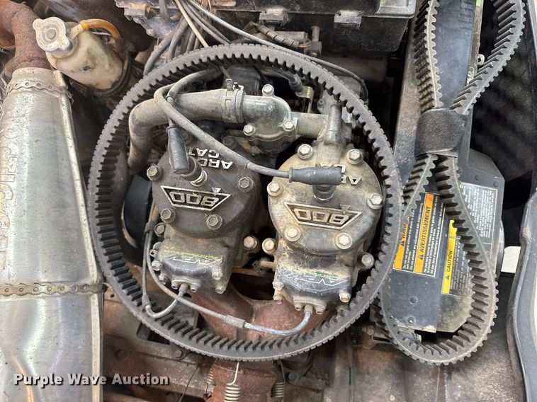 image for item DX3891 (2) Arctic Cat Mountain Cat snowmobiles