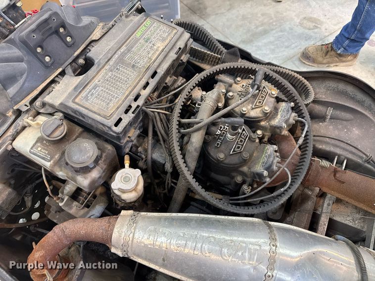 image for item DX3891 (2) Arctic Cat Mountain Cat snowmobiles