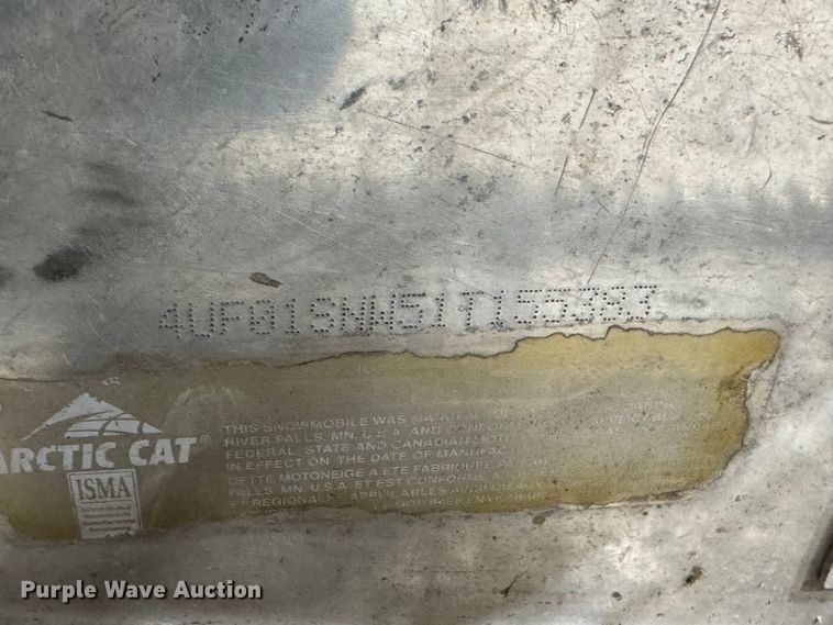 image for item DX3891 (2) Arctic Cat Mountain Cat snowmobiles