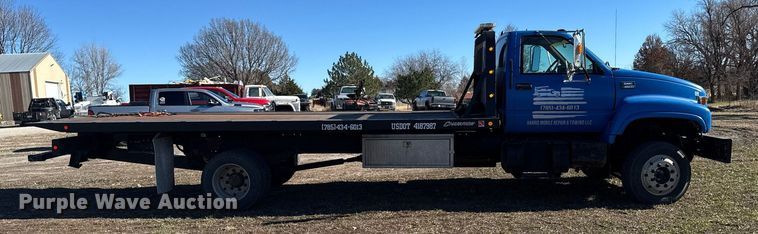 image for item DX3892 1999 GMC C6500 rollback truck