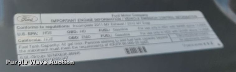 image for item EG2272 2012 Ford F450 Super Duty  box truck