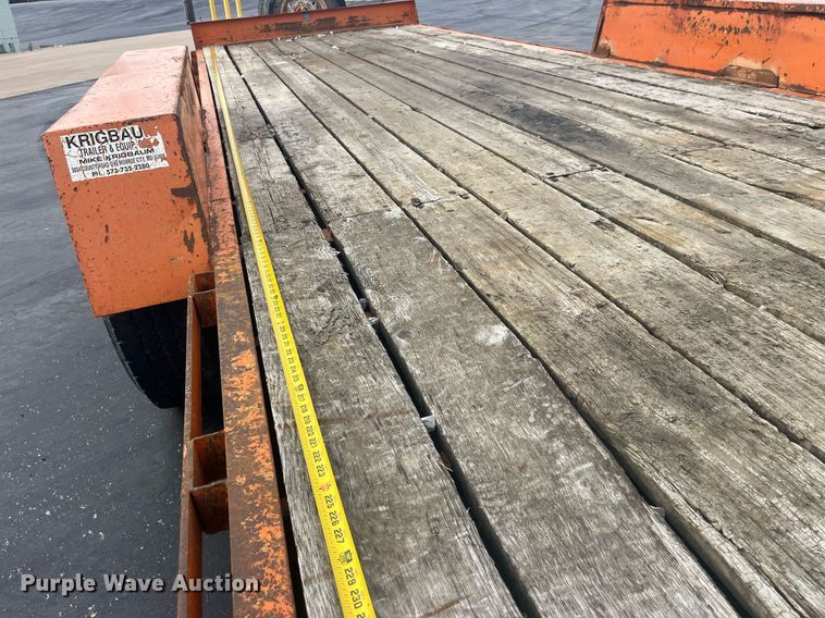 image for item EH2922 1998 Kiefer equipment trailer