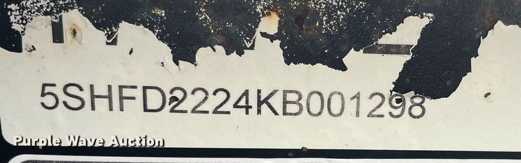 image for item EH2929 2019 Kaufman  equipment trailer