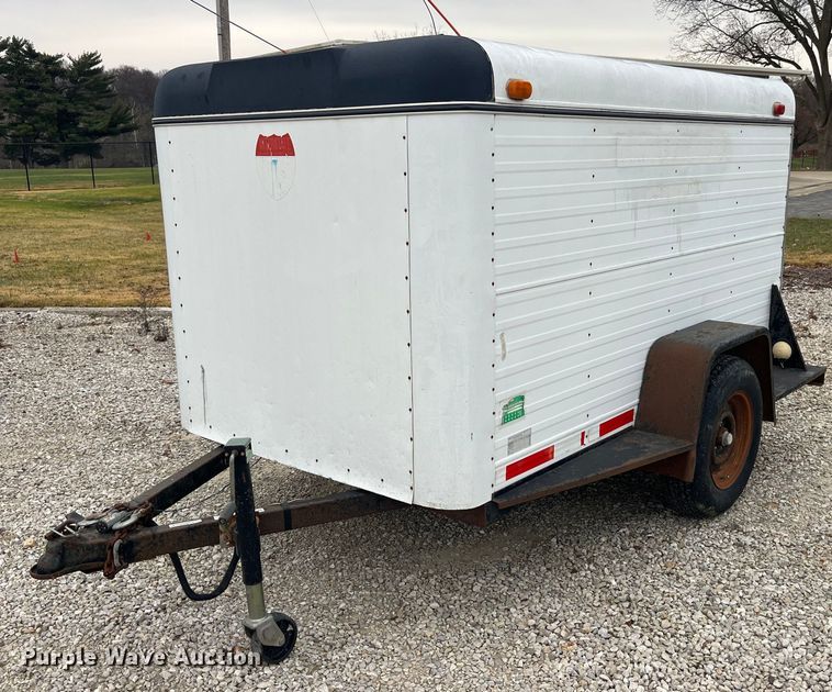 image for item EH2933 1988 Interstate enclosed cargo trailer
