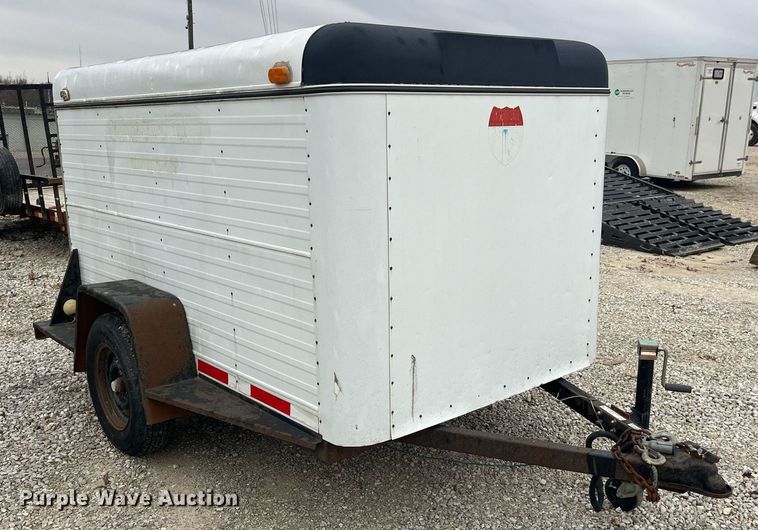 image for item EH2933 1988 Interstate enclosed cargo trailer