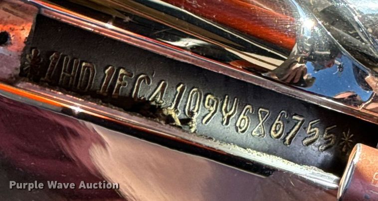 image for item EH7321 2009 Harley Davidson Electra Glide Ultra Classic motorcycle