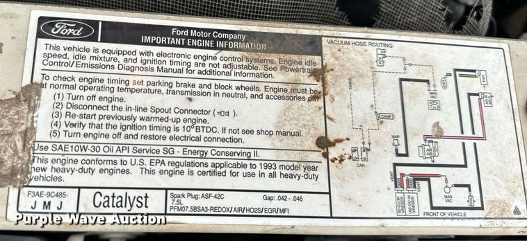 image for item EH7343 1994 Ford E350 Americana RV