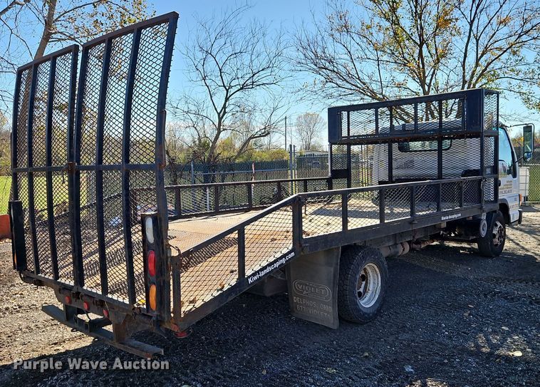 image for item EI8532 2002 Isuzu  NPR flatbed truck