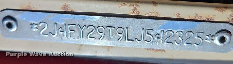 image for item EI8606 1990 Jeep Wrangler SUV