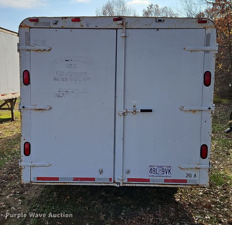 image for item EI8612 1999 CM Trailers enclosed cargo trailer