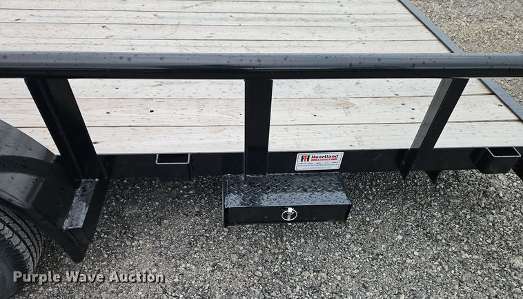 image for item EI8615 2024 Orange Line TU70-20BK4AR2B utility trailer