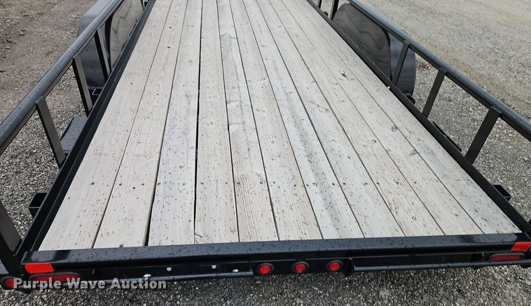 image for item EI8615 2024 Orange Line TU70-20BK4AR2B utility trailer