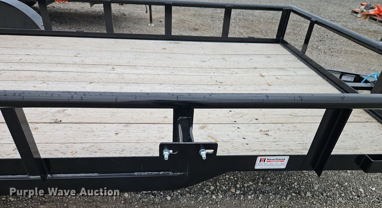 image for item EI8615 2024 Orange Line TU70-20BK4AR2B utility trailer
