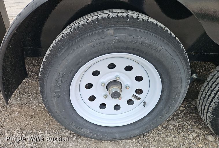 image for item EI8615 2024 Orange Line TU70-20BK4AR2B utility trailer